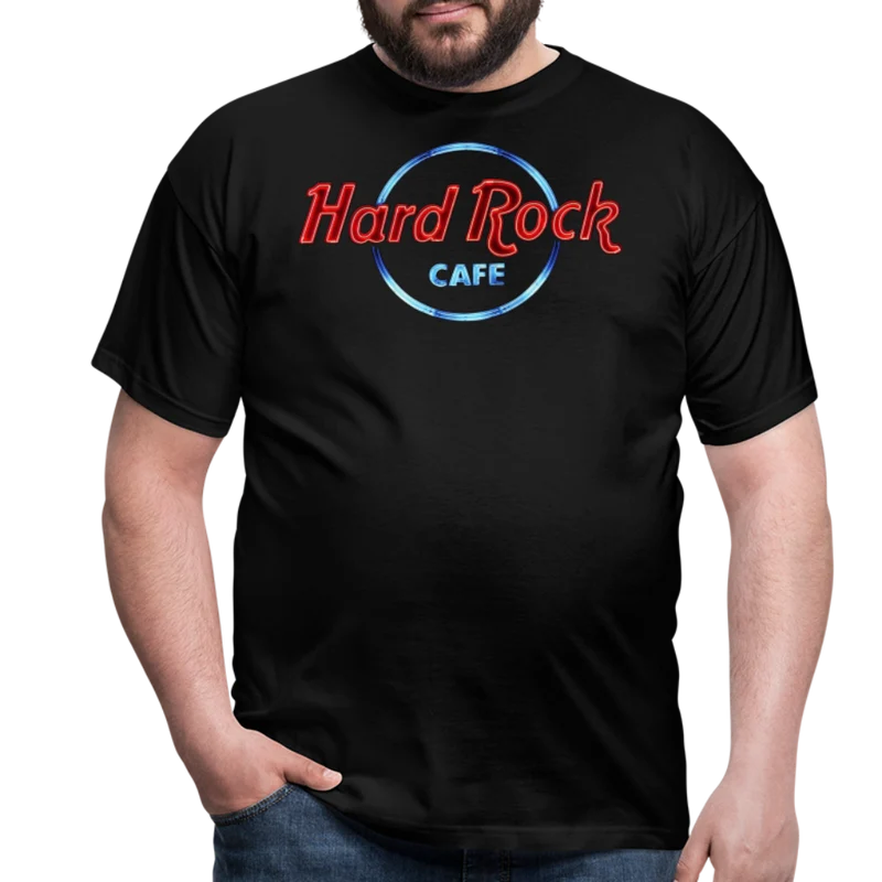 Männer Fashion Heavy Metal 3D T-Shirt Rundhals Unisex Sommer Streetwear