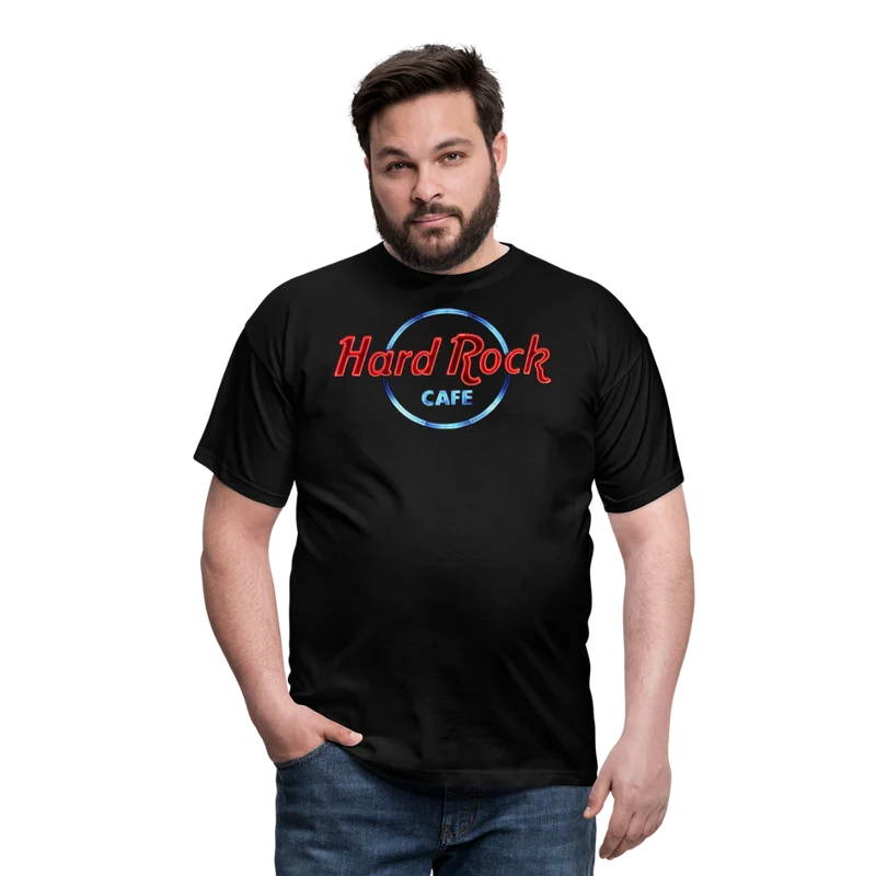 Männer Fashion Heavy Metal 3D T-Shirt Rundhals Unisex Sommer Streetwear