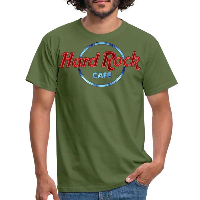 Männer Fashion Heavy Metal 3D T-Shirt Rundhals Unisex Sommer Streetwear