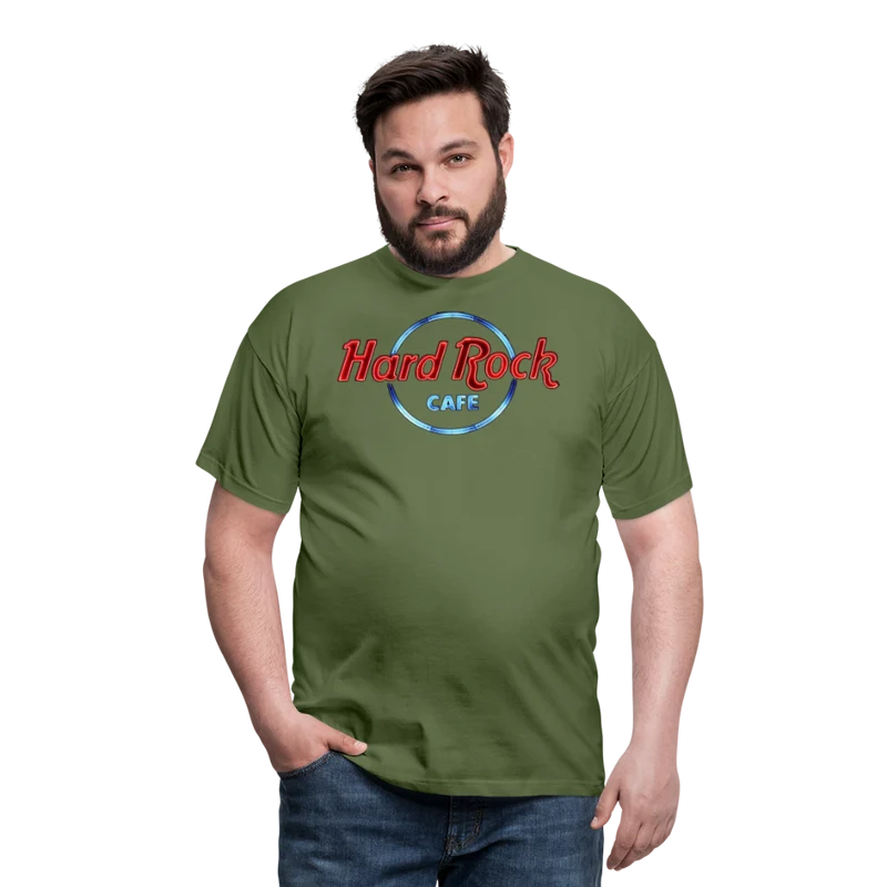 Männer Fashion Heavy Metal 3D T-Shirt Rundhals Unisex Sommer Streetwear
