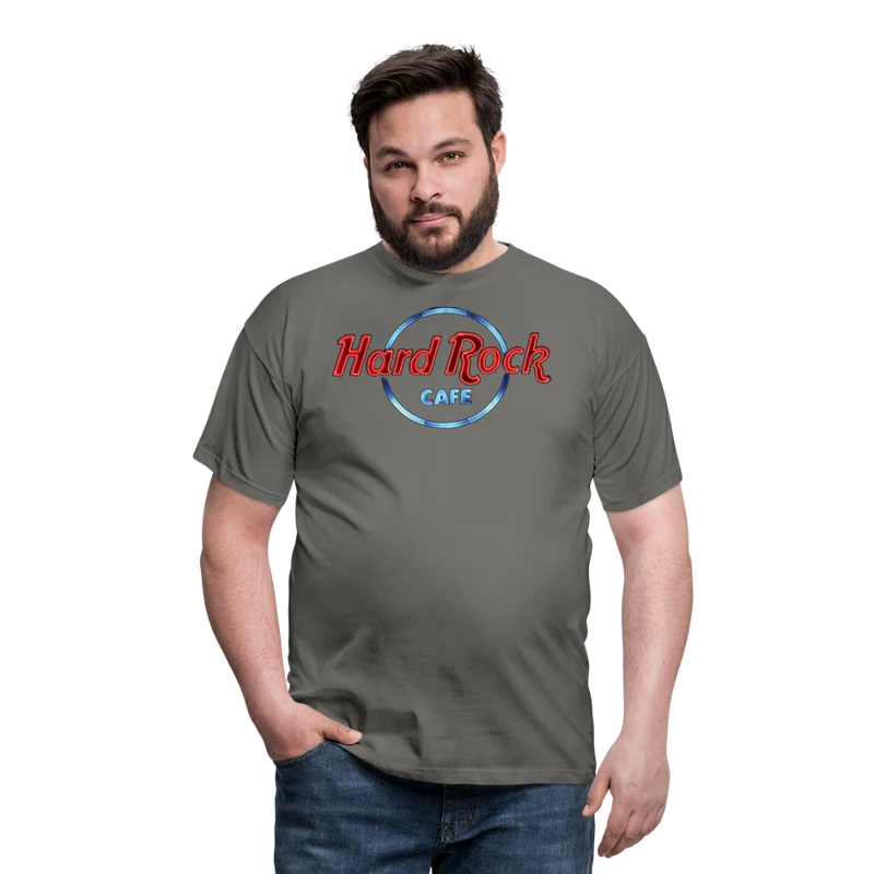 Männer Fashion Heavy Metal 3D T-Shirt Rundhals Unisex Sommer Streetwear