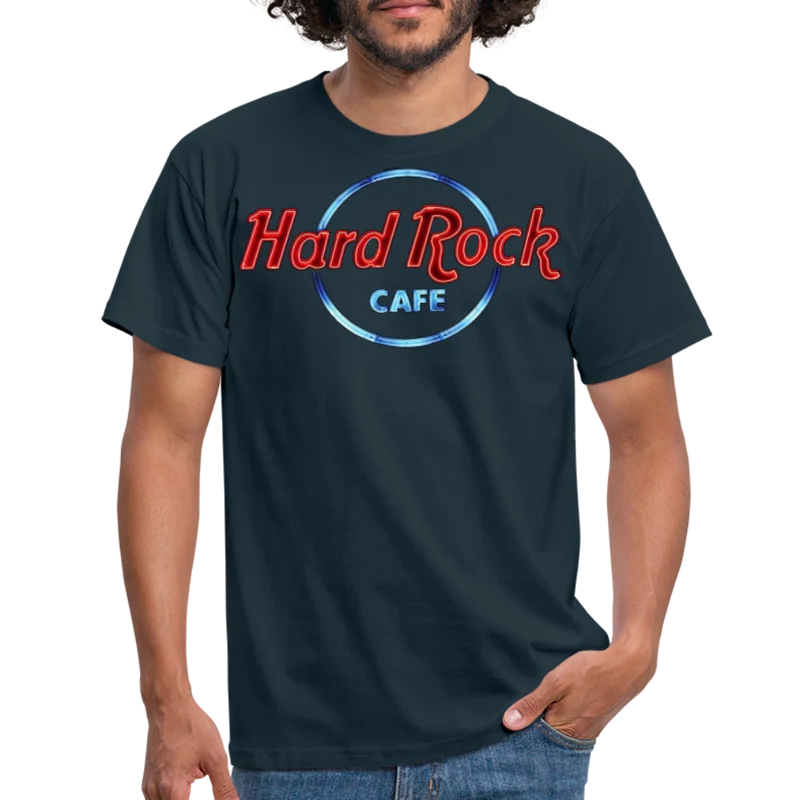 Männer Fashion Heavy Metal 3D T-Shirt Rundhals Unisex Sommer Streetwear