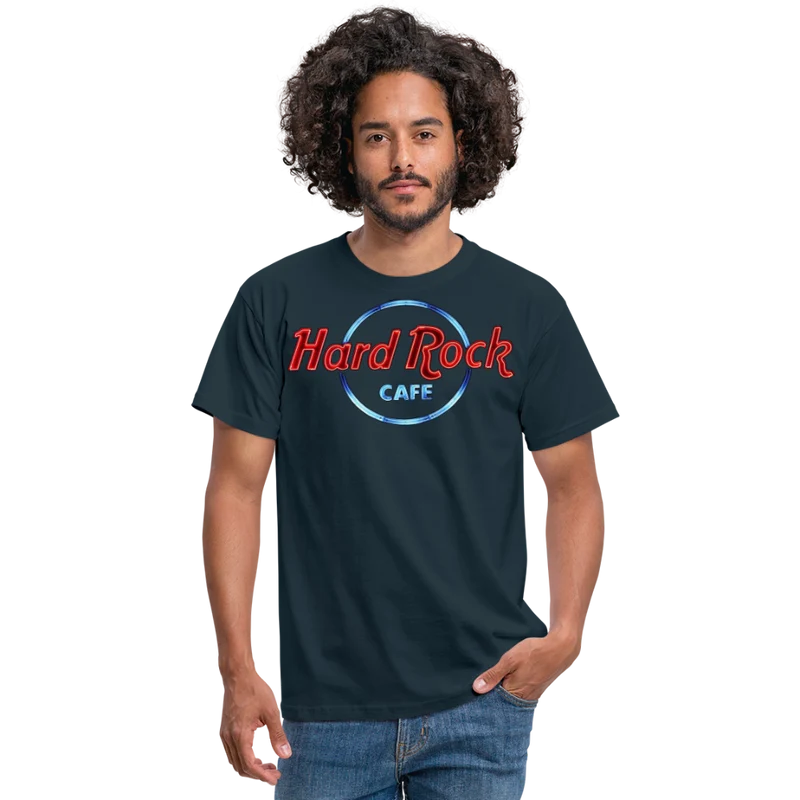 Männer Fashion Heavy Metal 3D T-Shirt Rundhals Unisex Sommer Streetwear
