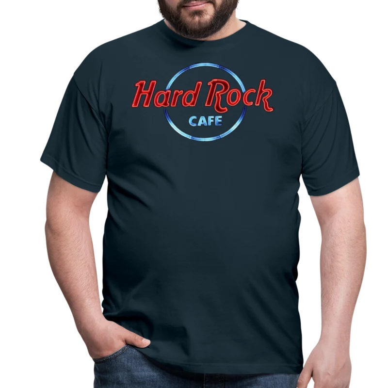 Männer Fashion Heavy Metal 3D T-Shirt Rundhals Unisex Sommer Streetwear
