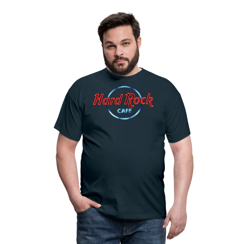 Männer Fashion Heavy Metal 3D T-Shirt Rundhals Unisex Sommer Streetwear