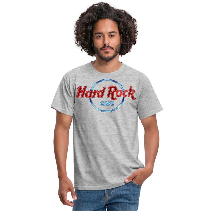 Männer Fashion Heavy Metal 3D T-Shirt Rundhals Unisex Sommer Streetwear
