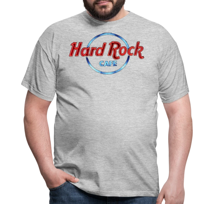 Männer Fashion Heavy Metal 3D T-Shirt Rundhals Unisex Sommer Streetwear