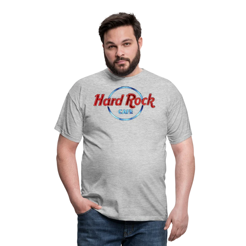 Männer Fashion Heavy Metal 3D T-Shirt Rundhals Unisex Sommer Streetwear