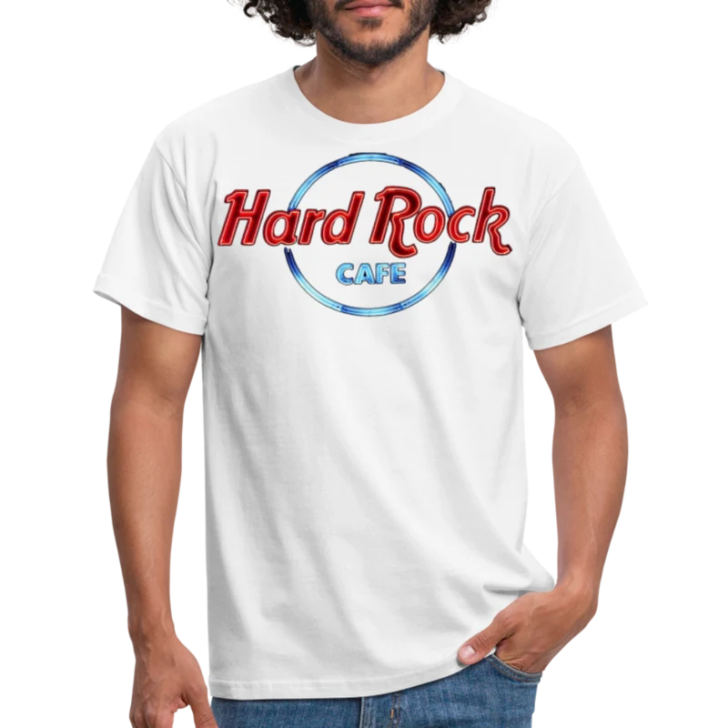 Männer Fashion Heavy Metal 3D T-Shirt Rundhals Unisex Sommer Streetwear