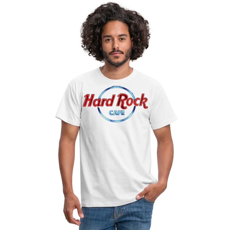 Männer Fashion Heavy Metal 3D T-Shirt Rundhals Unisex Sommer Streetwear