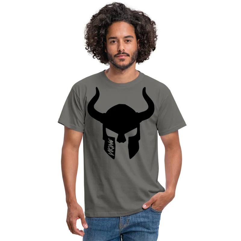 Herren Fashion Vikings Valhalla T-Shirt Rundhals Unisex 100% Baumwolle Streetwear