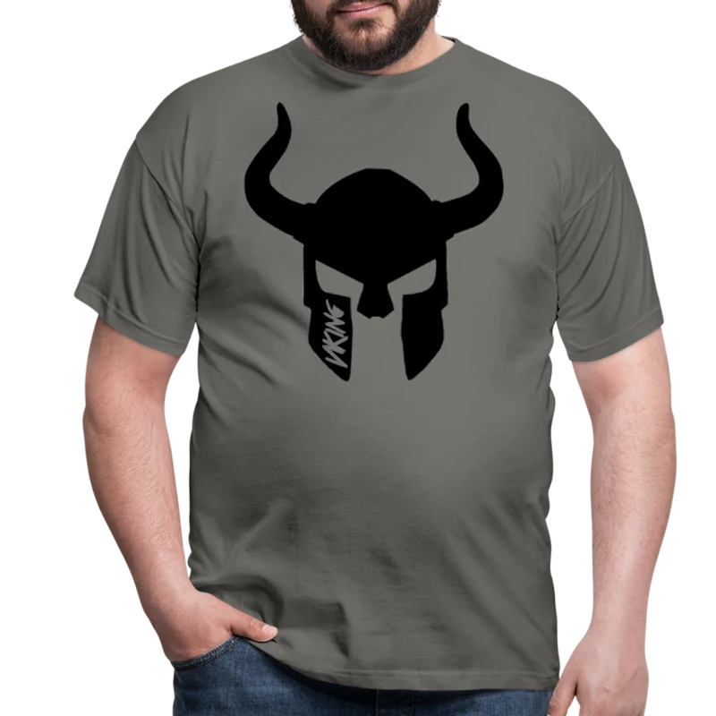 Herren Fashion Vikings Valhalla T-Shirt Rundhals Unisex 100% Baumwolle Streetwear