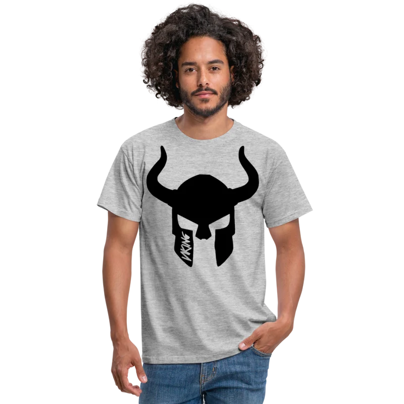 Herren Fashion Vikings Valhalla T-Shirt Rundhals Unisex 100% Baumwolle Streetwear