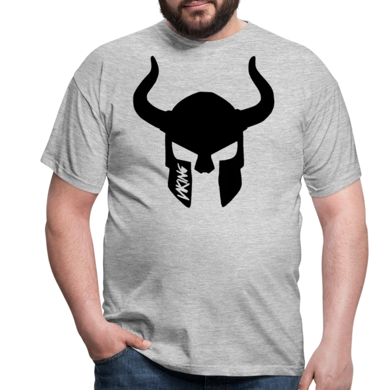 Herren Fashion Vikings Valhalla T-Shirt Rundhals Unisex 100% Baumwolle Streetwear