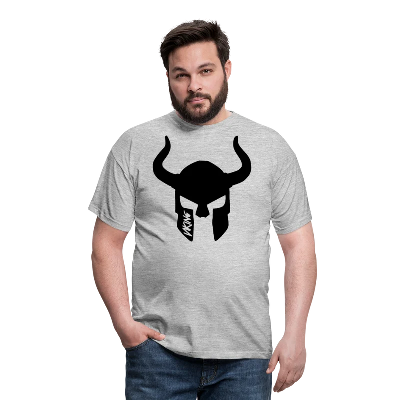 Herren Fashion Vikings Valhalla T-Shirt Rundhals Unisex 100% Baumwolle Streetwear