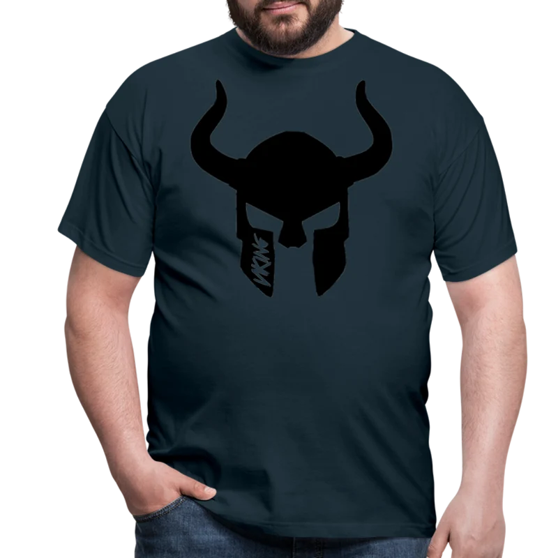 Herren Fashion Vikings Valhalla T-Shirt Rundhals Unisex 100% Baumwolle Streetwear