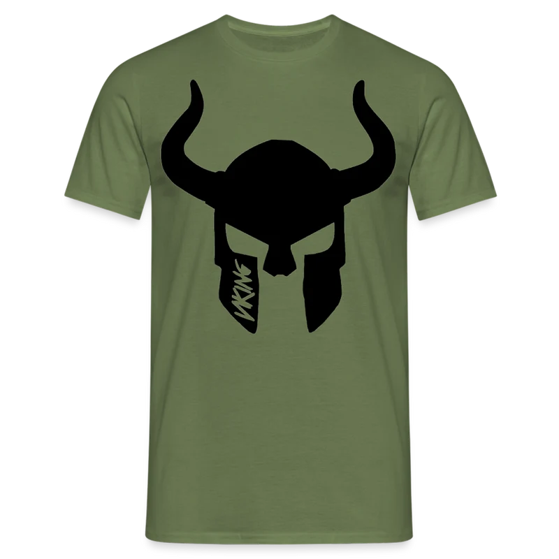 Herren Fashion Vikings Valhalla T-Shirt Rundhals Unisex 100% Baumwolle Streetwear