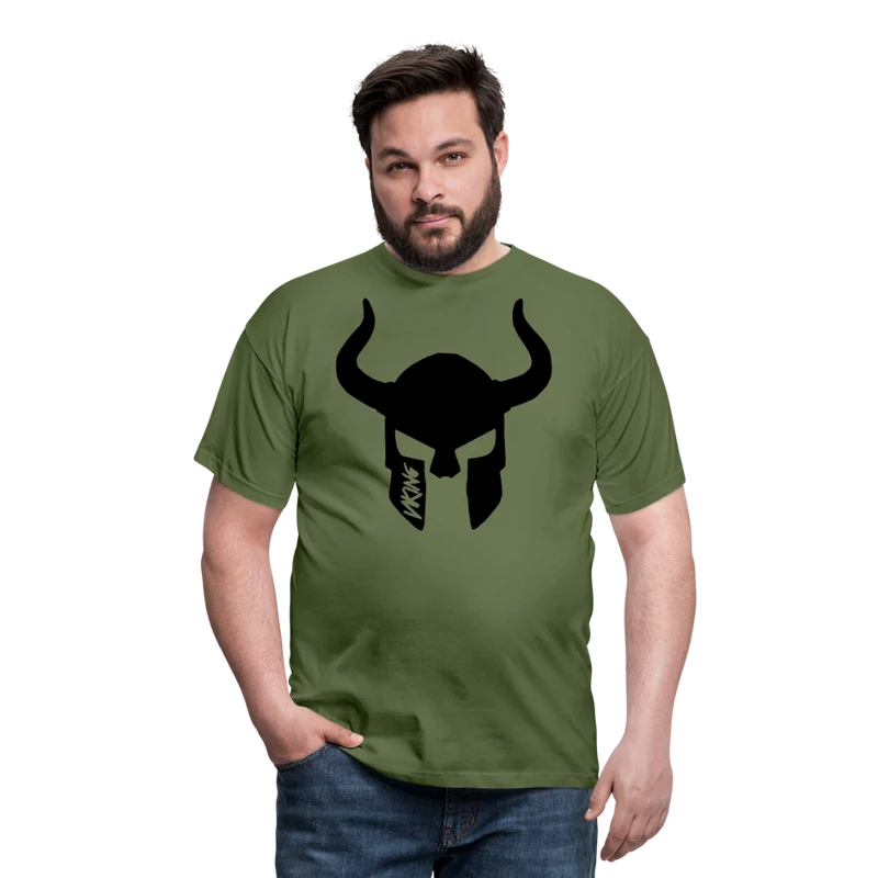 Herren Fashion Vikings Valhalla T-Shirt Rundhals Unisex 100% Baumwolle Streetwear