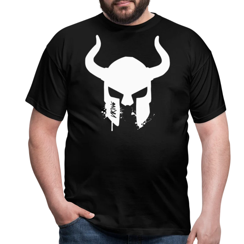 Herren Fashion Vikings Valhalla T-Shirt Rundhals Unisex 100% Baumwolle Streetwear
