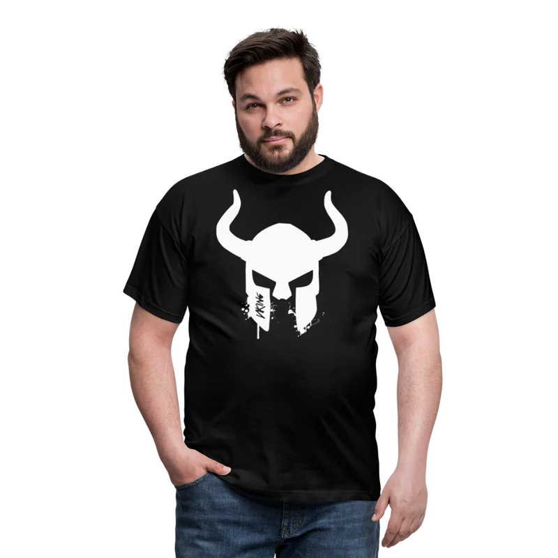 Herren Fashion Vikings Valhalla T-Shirt Rundhals Unisex 100% Baumwolle Streetwear