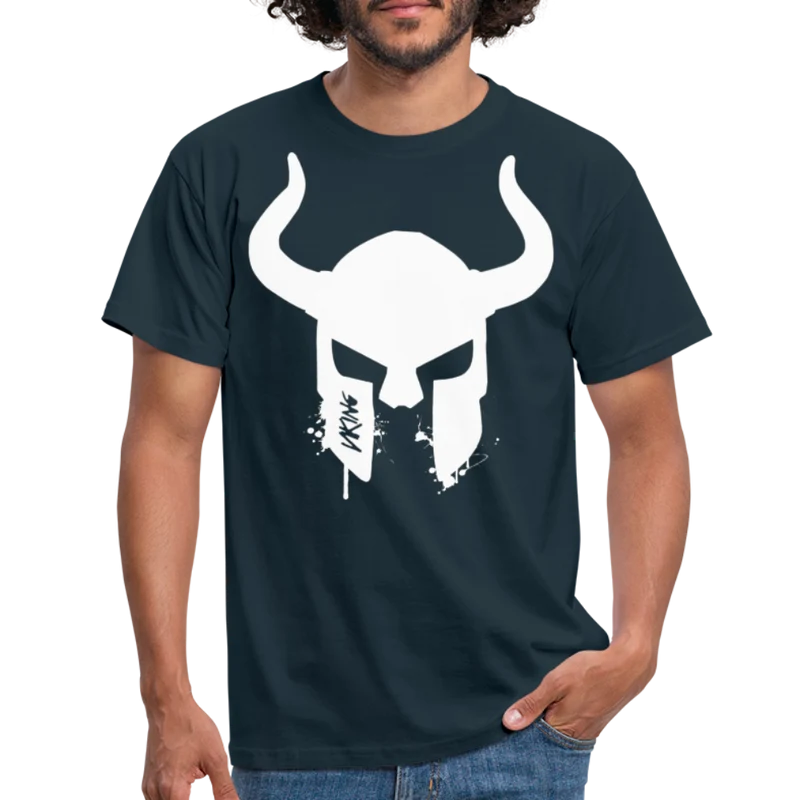 Herren Fashion Vikings Valhalla T-Shirt Rundhals Unisex 100% Baumwolle Streetwear