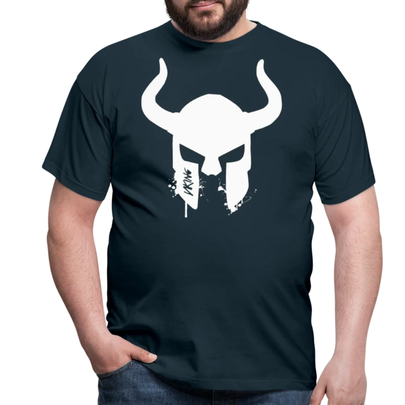 Herren Fashion Vikings Valhalla T-Shirt Rundhals Unisex 100% Baumwolle Streetwear