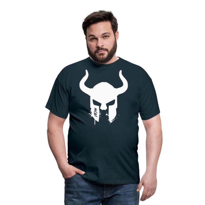 Herren Fashion Vikings Valhalla T-Shirt Rundhals Unisex 100% Baumwolle Streetwear