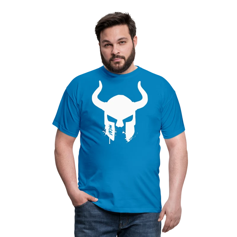 Herren Fashion Vikings Valhalla T-Shirt Rundhals Unisex 100% Baumwolle Streetwear