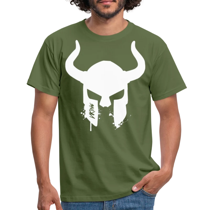 Herren Fashion Vikings Valhalla T-Shirt Rundhals Unisex 100% Baumwolle Streetwear