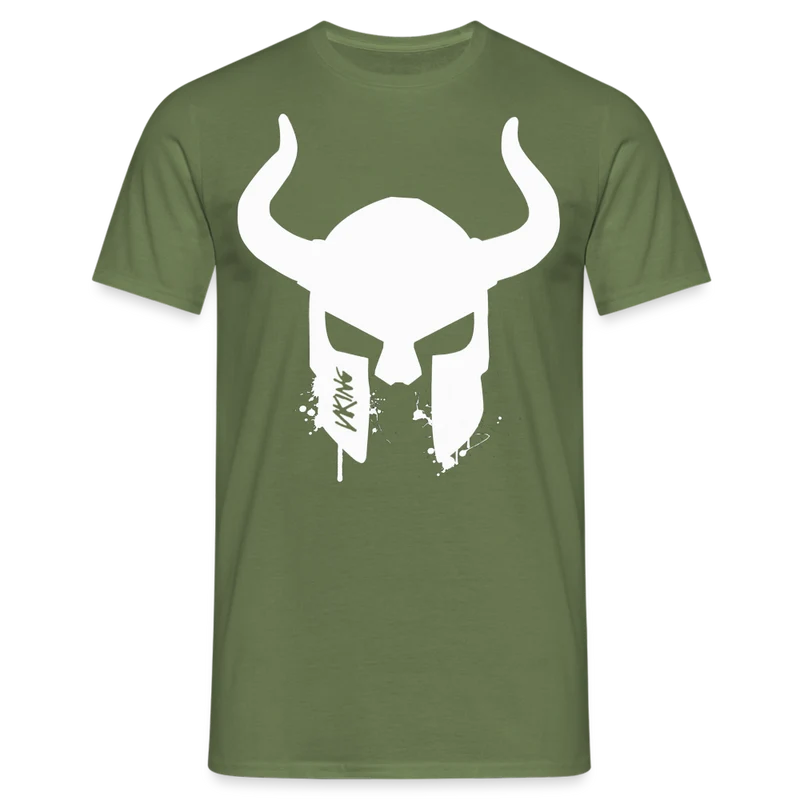 Herren Fashion Vikings Valhalla T-Shirt Rundhals Unisex 100% Baumwolle Streetwear