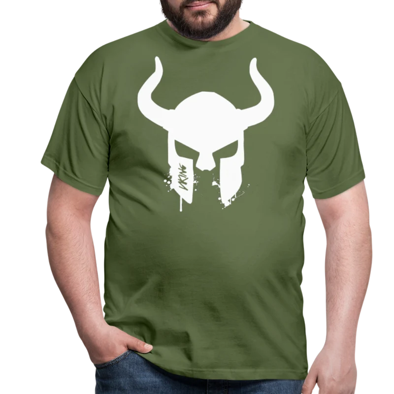 Herren Fashion Vikings Valhalla T-Shirt Rundhals Unisex 100% Baumwolle Streetwear