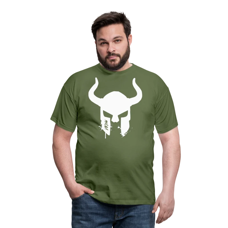 Herren Fashion Vikings Valhalla T-Shirt Rundhals Unisex 100% Baumwolle Streetwear