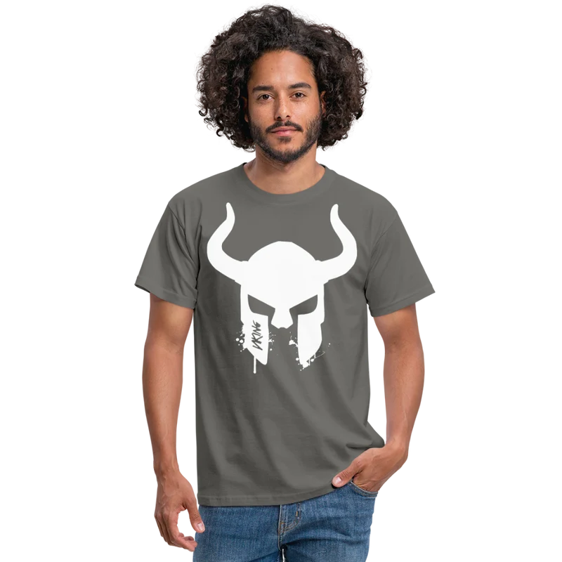 Herren Fashion Vikings Valhalla T-Shirt Rundhals Unisex 100% Baumwolle Streetwear