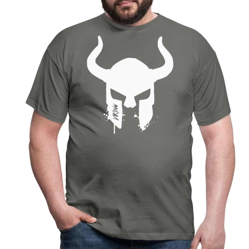 Herren Fashion Vikings Valhalla T-Shirt Rundhals Unisex 100% Baumwolle Streetwear