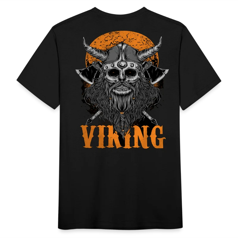 Herren Fashion Vikings Valhalla T-Shirt Rundhals Unisex 100% Baumwolle Streetwear