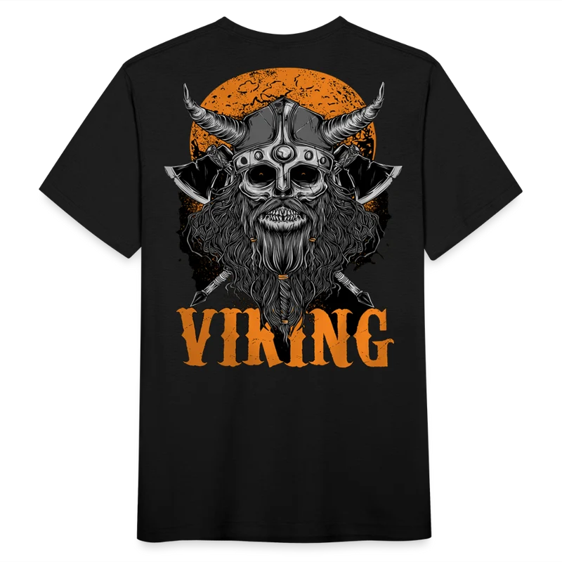 Herren Fashion Vikings Valhalla T-Shirt Rundhals Unisex 100% Baumwolle Streetwear