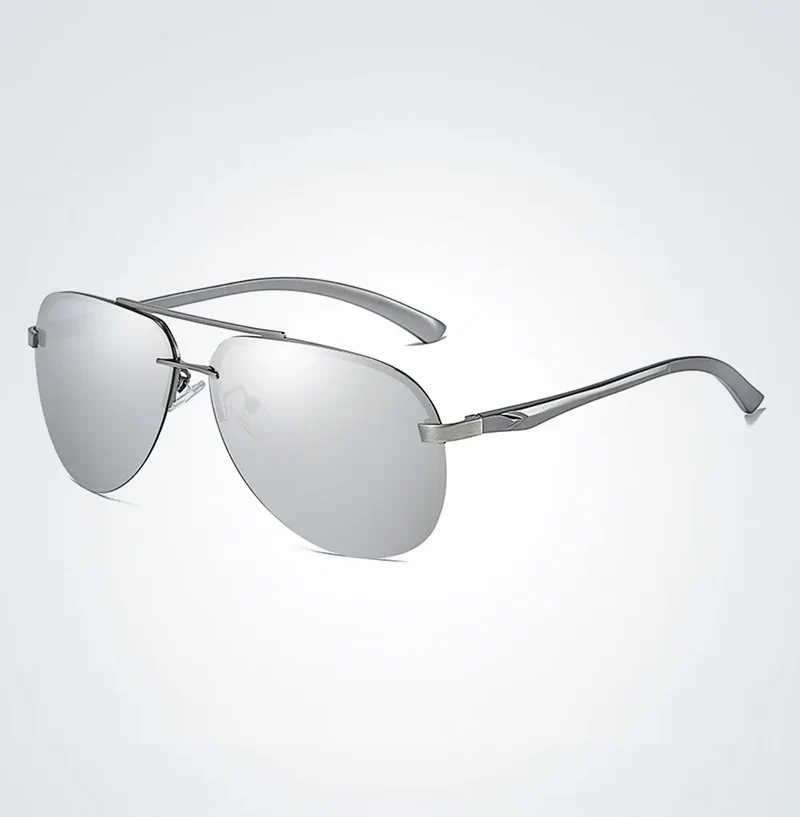 Aluminium Herren Sonnenbrille Polarisiert UV400 Schutz HD Fahren Pilotenbrille