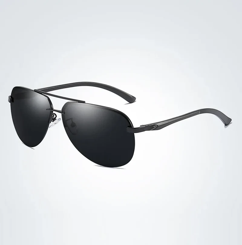 Aluminium Herren Sonnenbrille Polarisiert UV400 Schutz HD Fahren Pilotenbrille