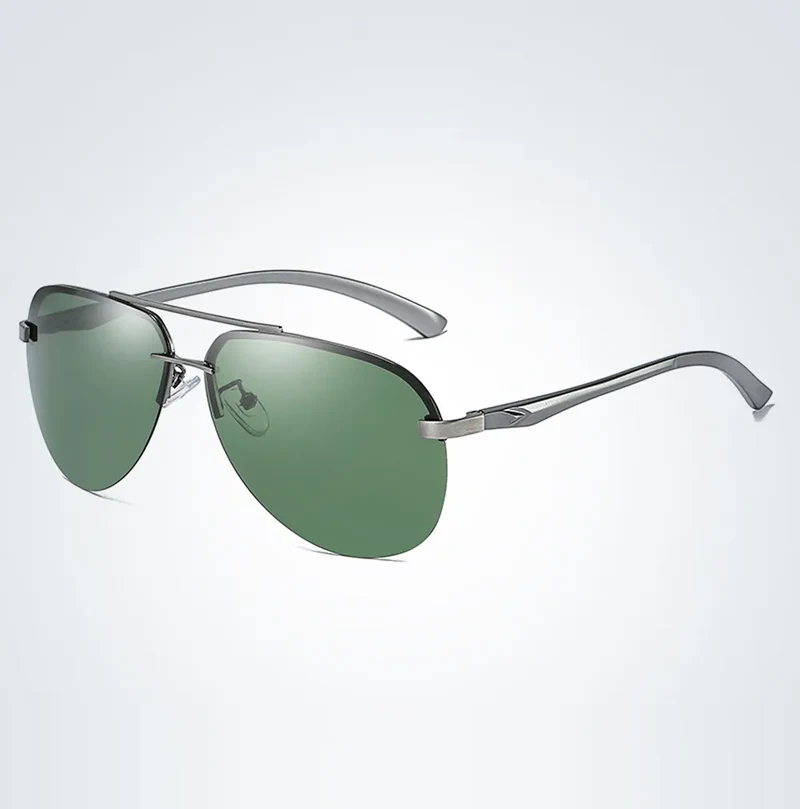 Aluminium Herren Sonnenbrille Polarisiert UV400 Schutz HD Fahren Pilotenbrille