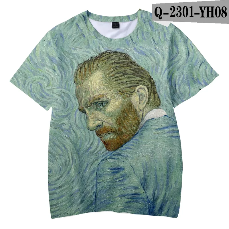 Männer Herren Fashion Vintage 3D T-Shirt Rundhals Unisex Sommer Streetwear