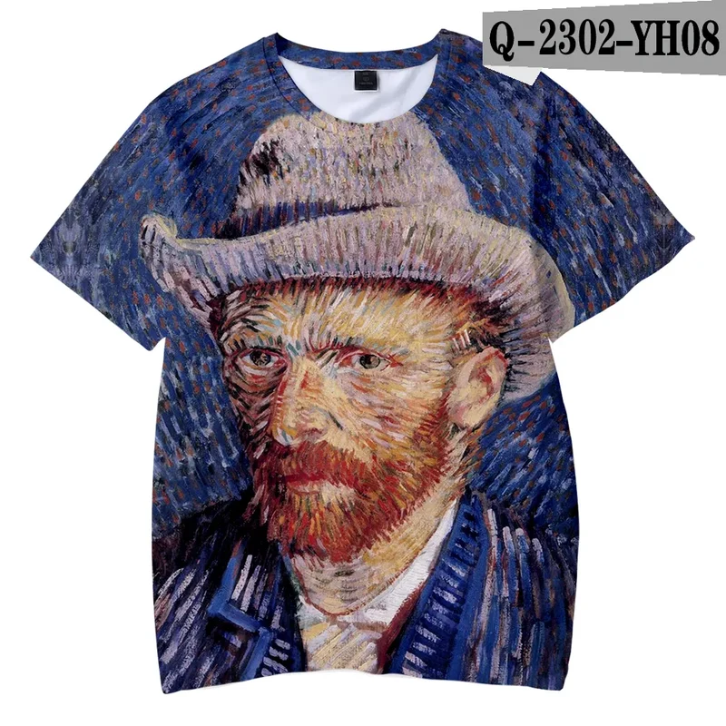Männer Herren Fashion Vintage 3D T-Shirt Rundhals Unisex Sommer Streetwear