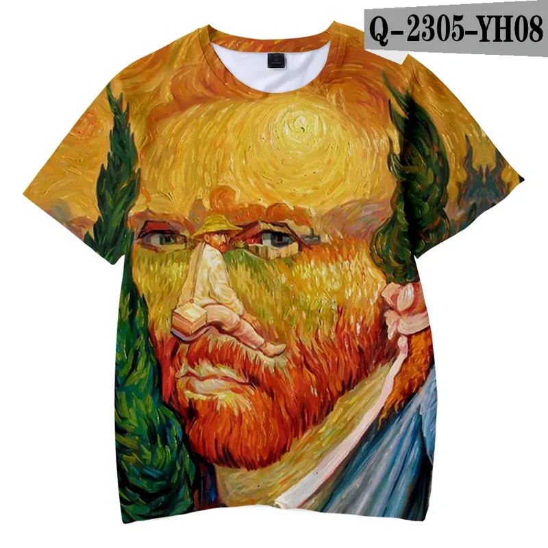 Männer Herren Fashion Vintage 3D T-Shirt Rundhals Unisex Sommer Streetwear