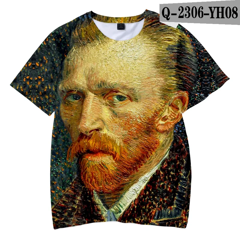 Männer Herren Fashion Vintage 3D T-Shirt Rundhals Unisex Sommer Streetwear