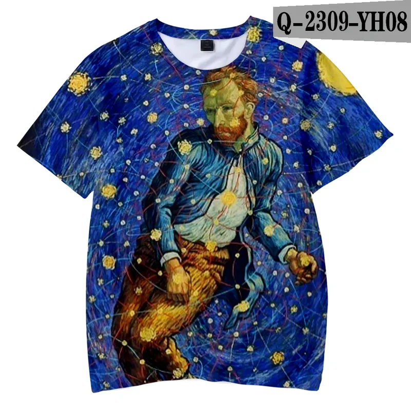 Männer Herren Fashion Vintage 3D T-Shirt Rundhals Unisex Sommer Streetwear