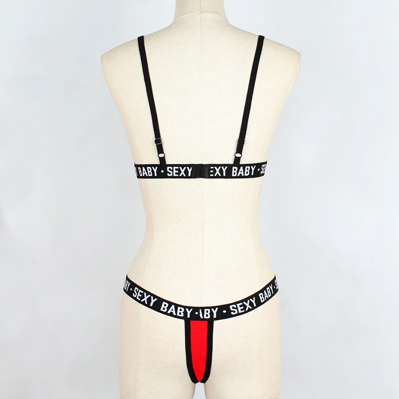 Push-Up Sexy BH-Set BH + Slip Unterwäsche Dessous Reizwäsche Tanga