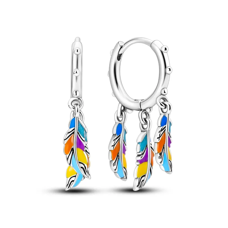 1 Paar Creolen aus 925 sterling Silber Schwarz Ohrringe Zirkonia Ohrstecker