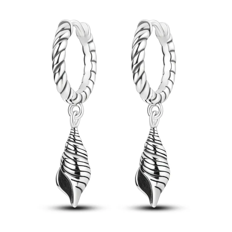 1 Paar Creolen aus 925 sterling Silber Schwarz Ohrringe Zirkonia Ohrstecker