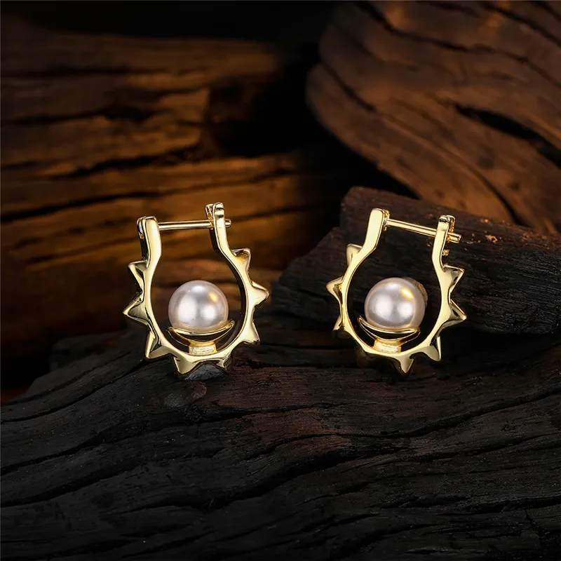 1 Paar Creolen aus 925 sterling Silber Schwarz Ohrringe Zirkonia Ohrstecker