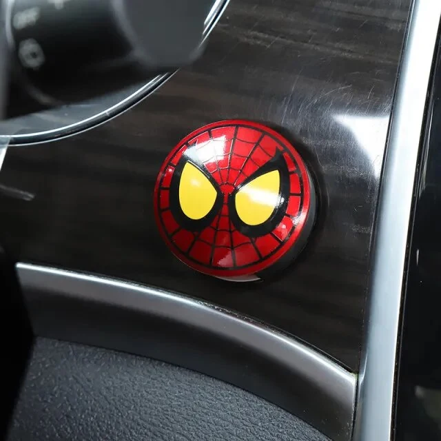 Superhelden Comic Helden Schutzabdeckung für den Startknopf des Automotors