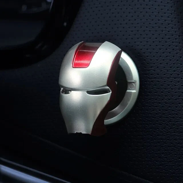 Superhelden Comic Helden Schutzabdeckung für den Startknopf des Automotors